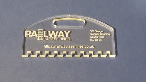 Railway Laser Lines Single Sleeper Spacer Tool
